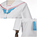 Cosmic Princess Kaguya! Iroha Sakayori Cosplay Costume Sailor Suit Blue Skirt