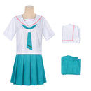 Cosmic Princess Kaguya! Iroha Sakayori Cosplay Costume Turquoise Green Sailor Suit