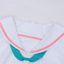 Cosmic Princess Kaguya! Iroha Sakayori Cosplay Costume Turquoise Green Sailor Suit