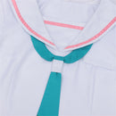 Cosmic Princess Kaguya! Iroha Sakayori Cosplay Costume Turquoise Green Sailor Suit