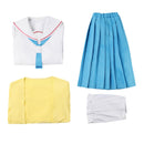 Cosmic Princess Kaguya! Isayama Mami Cosplay Costume Yellow Coat Sailor Suit