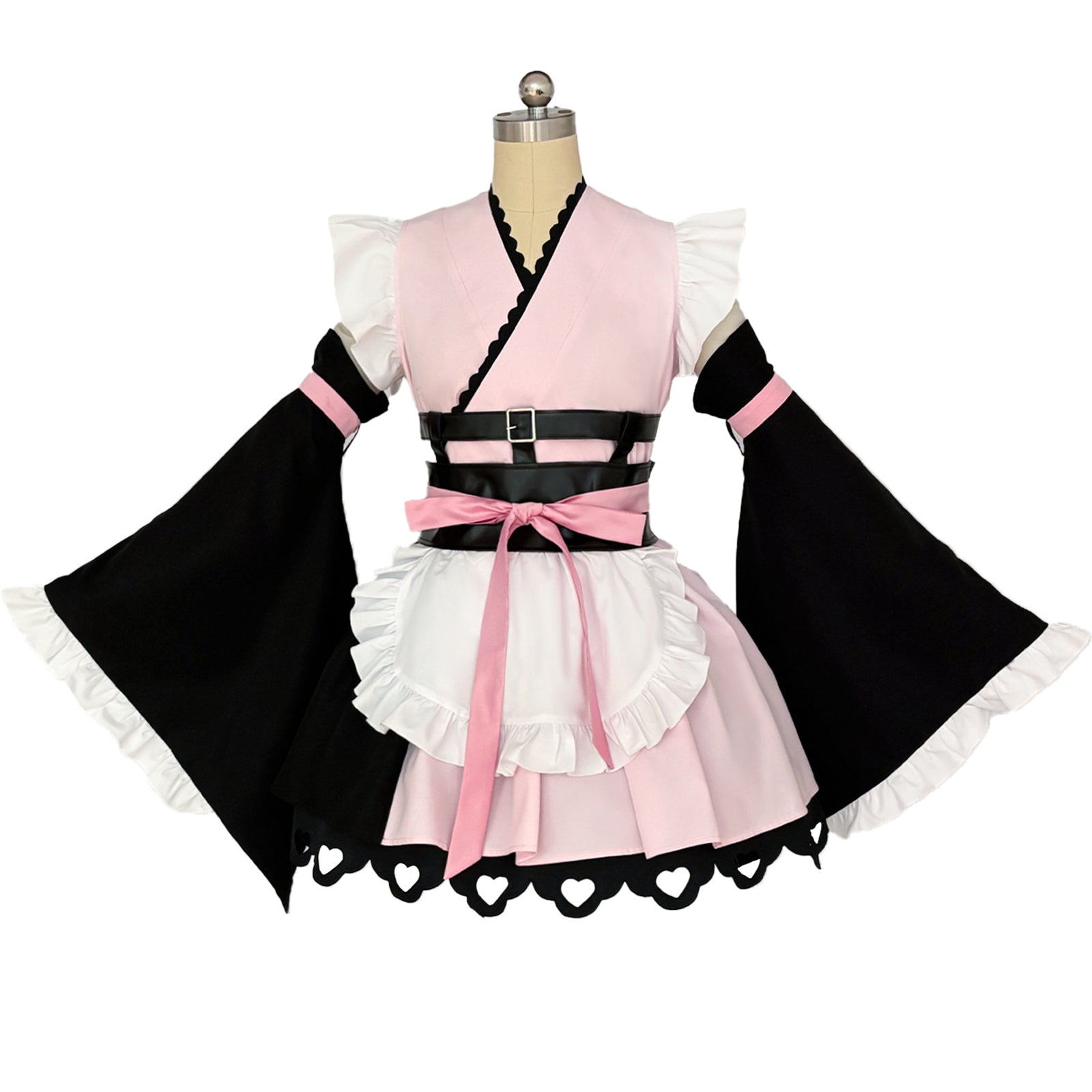 Cosmic Princess Kaguya! Kaguya Cosplay Costume Bell Sleeve Pink Kimono
