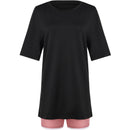 Cosmic Princess Kaguya! Kaguya Cosplay Costume Black T-Shirt Pink Shorts