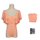 Cosmic Princess Kaguya! Kaguya Cosplay Costume Orange Bikini Swimsuit