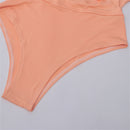 Cosmic Princess Kaguya! Kaguya Cosplay Costume Orange Bikini Swimsuit