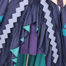 Cosmic Princess Kaguya! Yachiyo Cosplay Costume High Low Navy Blue Kimono