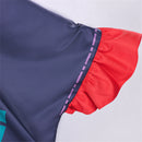 Cosmic Princess Kaguya! Yachiyo Cosplay Costume High Low Navy Blue Kimono