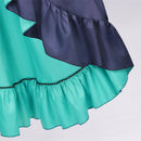 Cosmic Princess Kaguya! Yachiyo Cosplay Costume High Low Navy Blue Kimono
