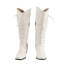 Cowgirl Cosplay Shoes Western Cowboy Over the Knee Embroidered Boots - AwwwCos