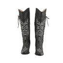 Cowgirl Cosplay Shoes Western Cowboy Over the Knee Embroidered Boots - AwwwCos