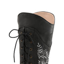 Cowgirl Cosplay Shoes Western Cowboy Over the Knee Embroidered Boots - AwwwCos