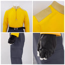 Creature Commandos Richard Cosplay Costume Yellow Top Gray Pants - AwwwCos