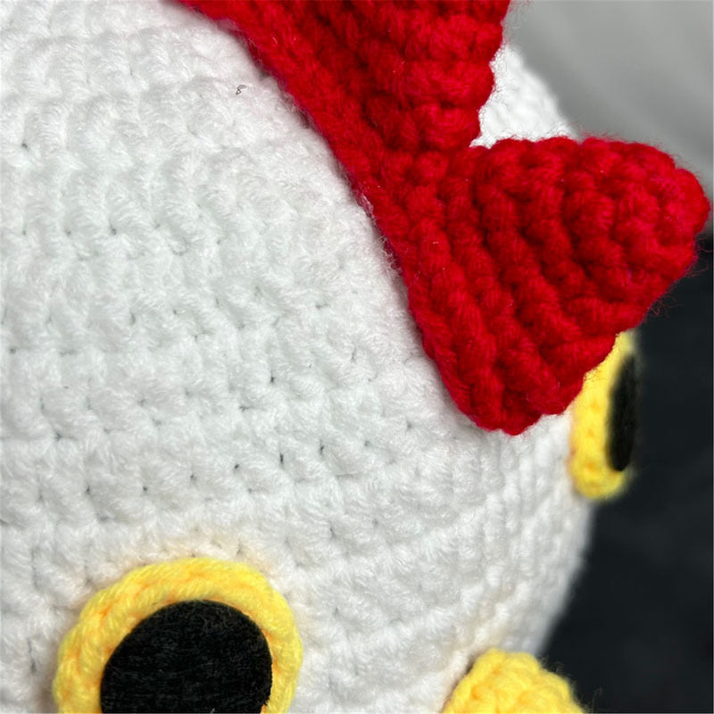 Crochet Hat Chick Frog Handmade Knitted Beanie Halloween Cosplay Hat