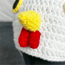 Crochet Hat Chick Frog Handmade Knitted Beanie Halloween Cosplay Hat - AwwwCos