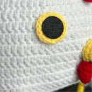 Crochet Hat Chick Frog Handmade Knitted Beanie Halloween Cosplay Hat - AwwwCos