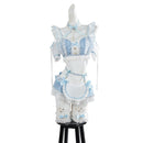 Cute Blue Maid UCosplay Costume Sweet Lolita Swimwear Accessories