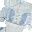 Cute Blue Maid UCosplay Costume Sweet Lolita Swimwear Accessories