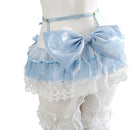 Cute Blue Maid UCosplay Costume Sweet Lolita Swimwear Accessories