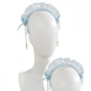 Cute Blue Maid UCosplay Costume Sweet Lolita Swimwear Accessories