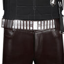 Cyberpunk 2077 Johnny Silverhand Cosplay Costume Vest Leather Pants Silver Necklace