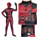 Deadpool3 Wade Winston Wilson Kid Cosplay Costume Children Jumpsuit