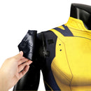 Movies Deadpool3 Wolverine Cosplay Costume Men Marvel Jumpsuit Uniform