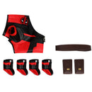 Deadpool & Wolverine Dogpool Cosplay Costume Dog Red Cute Leather Clothes - AwwwCos