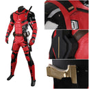 Deadpool & Wolverine Wade Winston Wilson Jumpsuit Cosplay Costume Men Warrior Uniform