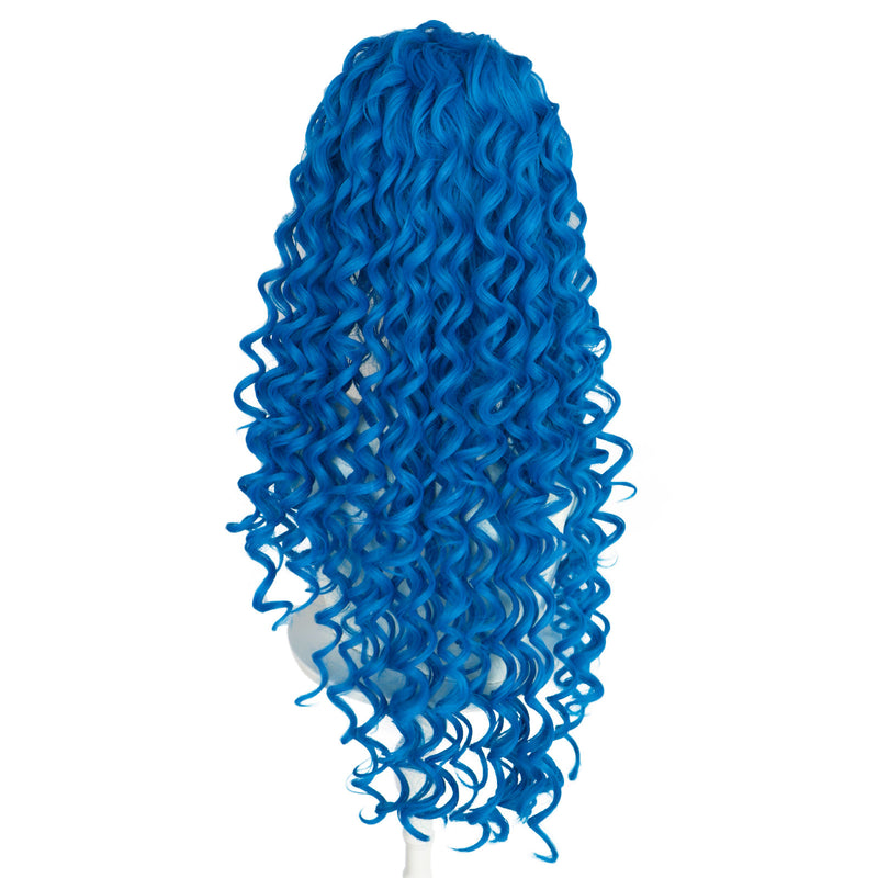 Descendants: The Rise of Red Cosplay Wig Blue Curly Hairpieces