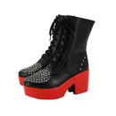 Descendants: The Rise of Red Red Cosplay Shoes Adult Boots - AwwwCos