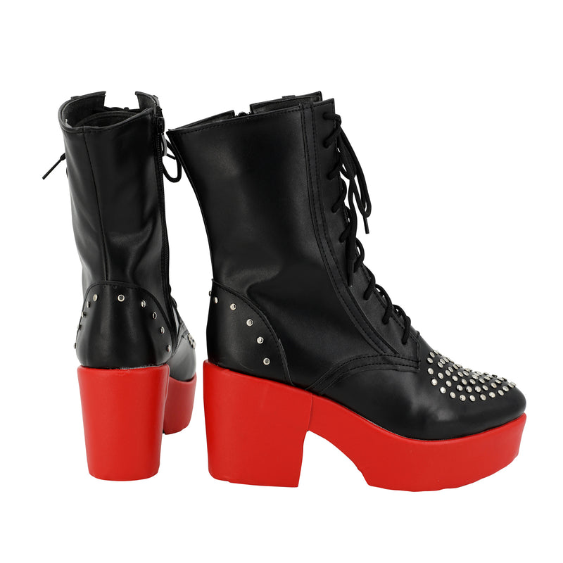 Descendants: The Rise of Red Red Cosplay Shoes Adult Boots