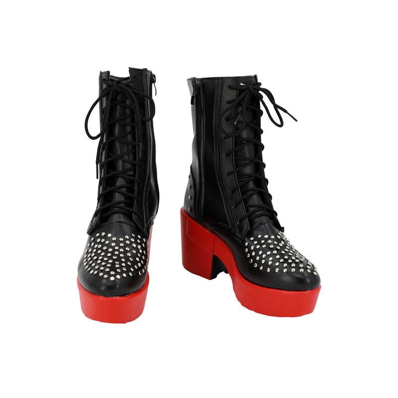 Descendants: The Rise of Red Red Cosplay Shoes Adult Boots