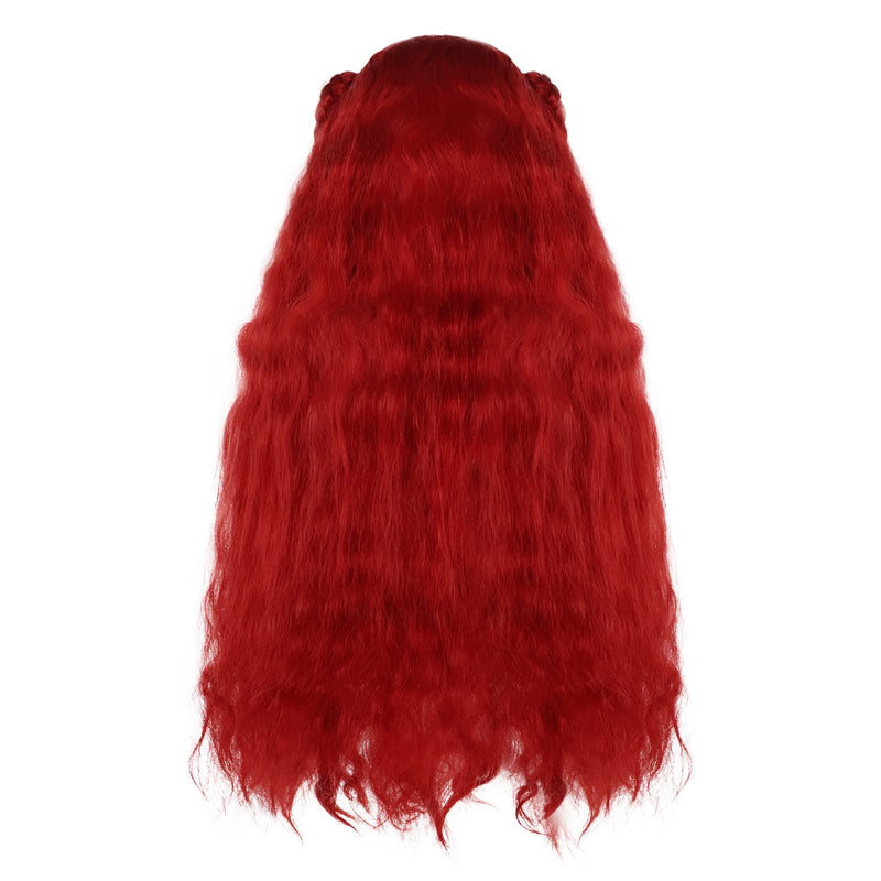 Descendants: The Rise of Red Red Cosplay Wig With 2 Hair Buds