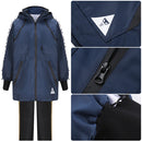 Twisted-Wonderland Hercules Idia Shroud Cosplay Costume Sports Jacket Navy Blue Sunscreen Suit Set