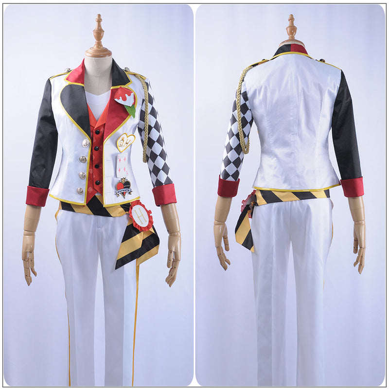 Twisted-Wonderland Cater Diamond Cosplay Costume Alice Men Formal Dress Suit
