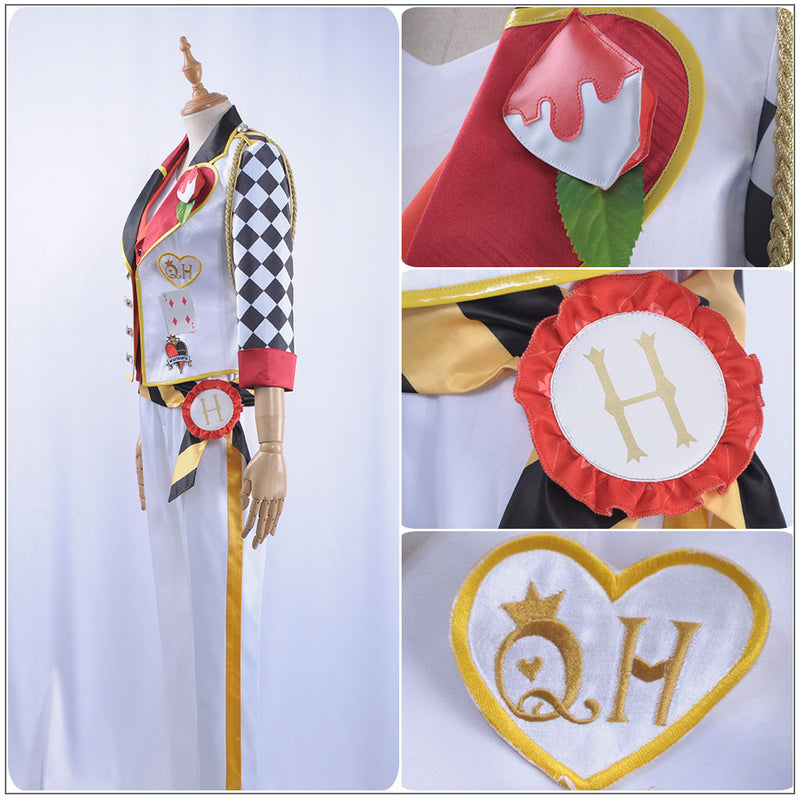 Twisted-Wonderland Cater Diamond Cosplay Costume Alice Men Formal Dress Suit