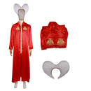 Dracula Vampire Red Cloak Cosplay Costume Gothic Earl Retro Cape Halloween Clothing