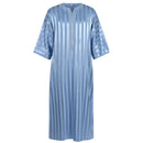 Embroidered Arab Youth Multicolor Striped Mid-Sleeve Men's Robe - AwwwCos