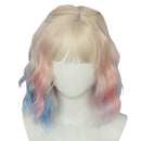 Enid Sinclair Cosplay Wig Gradient Flaxen Blue Red Hairpieces - AwwwCos