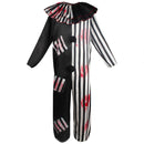 Evil Clown Joker Asymmetric Jumpsuit One Size Cosplay Costume