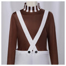 Movie Willy Wonka & the Chocolate Factory Oompa Cosplay Costume