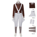 Movie Willy Wonka & the Chocolate Factory Oompa Cosplay Costume
