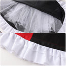 Final Fantasy FF14 Lalafell Feifei Cosplay Costume Valentione Rose Dress Lace Gloves - AwwwCos