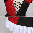 Final Fantasy FF14 Lalafell Feifei Cosplay Costume Valentione Rose Dress Lace Gloves - AwwwCos