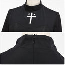 FGO Tohsaka Rin Cosplay Costume Black Top Red Skirt - AwwwCos