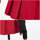 FGO Tohsaka Rin Cosplay Costume Black Top Red Skirt - AwwwCos