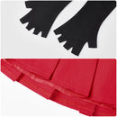 FGO Tohsaka Rin Cosplay Costume Black Top Red Skirt - AwwwCos