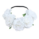 Fake Roses Cosplay Headband Festival Wedding Christmas Wreath Flower Crown - AwwwCos