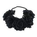 Fake Roses Cosplay Headband Festival Wedding Christmas Wreath Flower Crown - AwwwCos