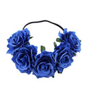 Fake Roses Cosplay Headband Festival Wedding Christmas Wreath Flower Crown - AwwwCos